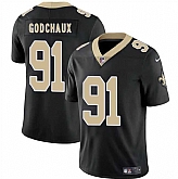 Men & Women & Youth New Orleans Saints #91 Davon Godchaux Black 2025 Vapor Limited Stitched Jersey,baseball caps,new era cap wholesale,wholesale hats